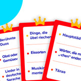 Beispiel für eine Liste aus dem Kartenspiel Crack List